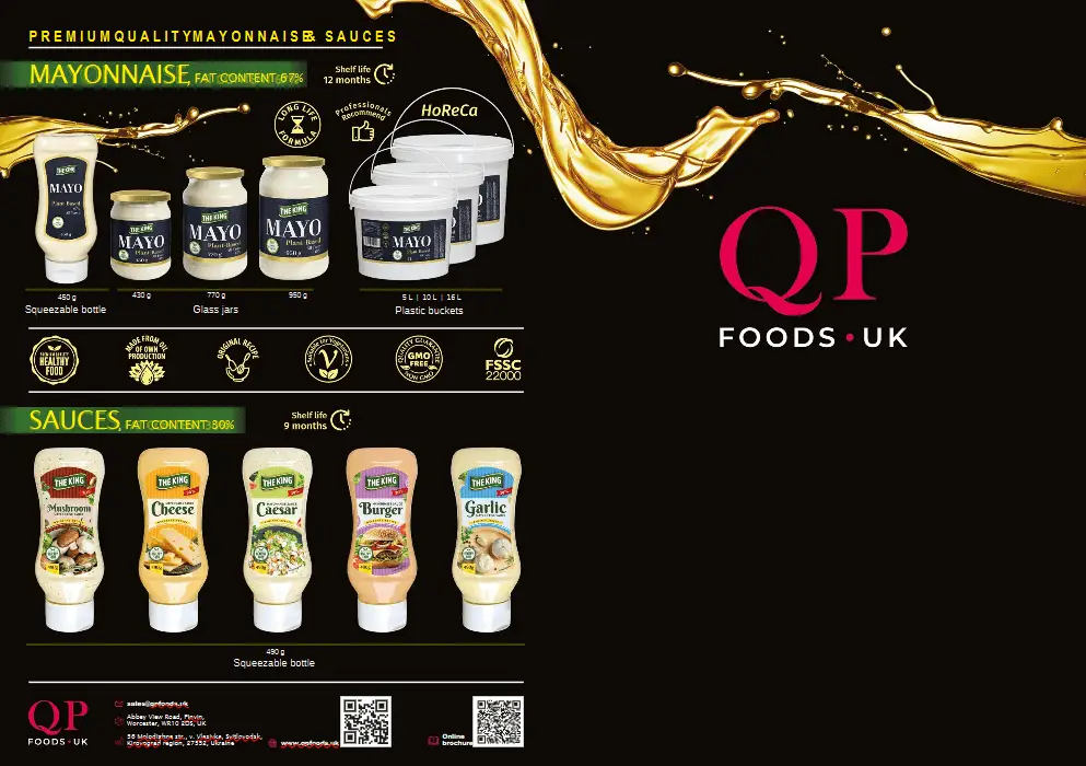 Mayonnaise Sauces - Mushroom, Cheese, Caesar, Burger, Garlic