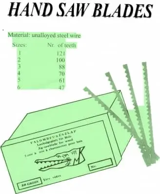 Hand Saw Blades