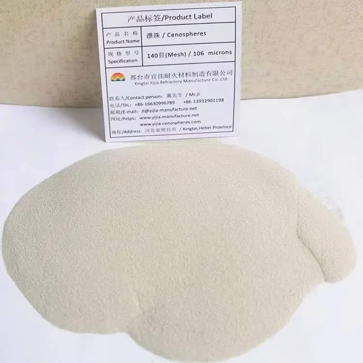 140 mesh----Cenospheres