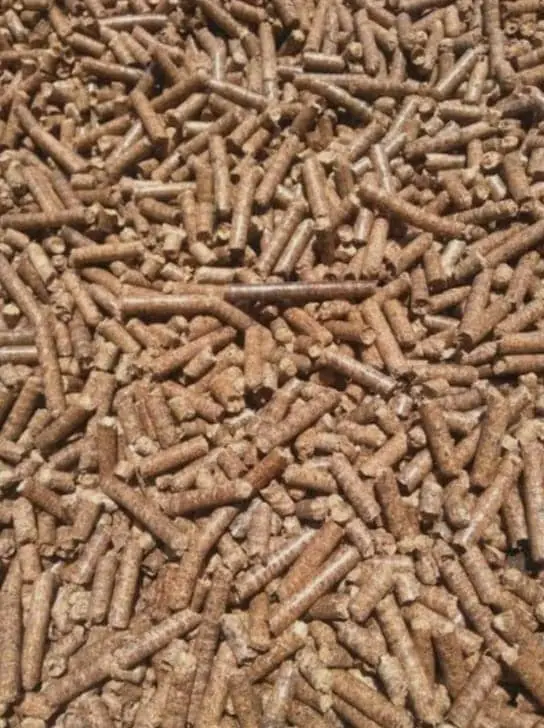 Rice husk pellets