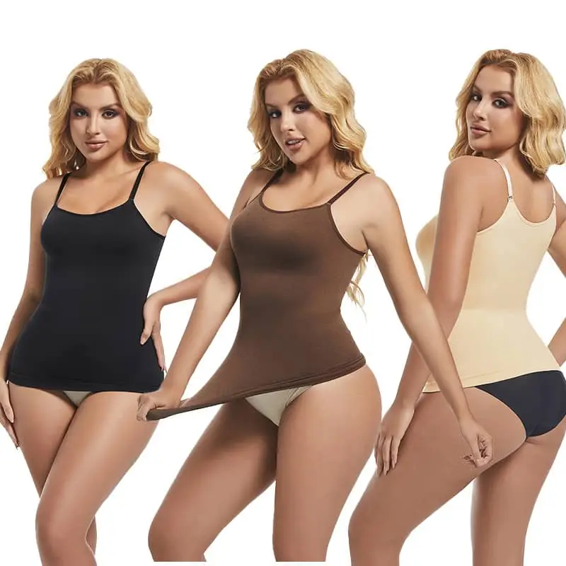 Ladies Camisoles Shapewear Seamless Waist Tummy Control Shaper Top for Women