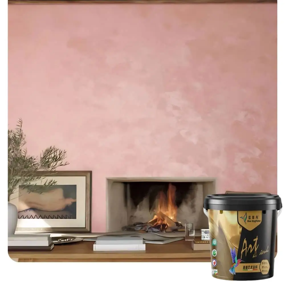 Blue Kingfisher Rich-Color Velvet Art Paint | Deep-Tone Wall Decorative Coating