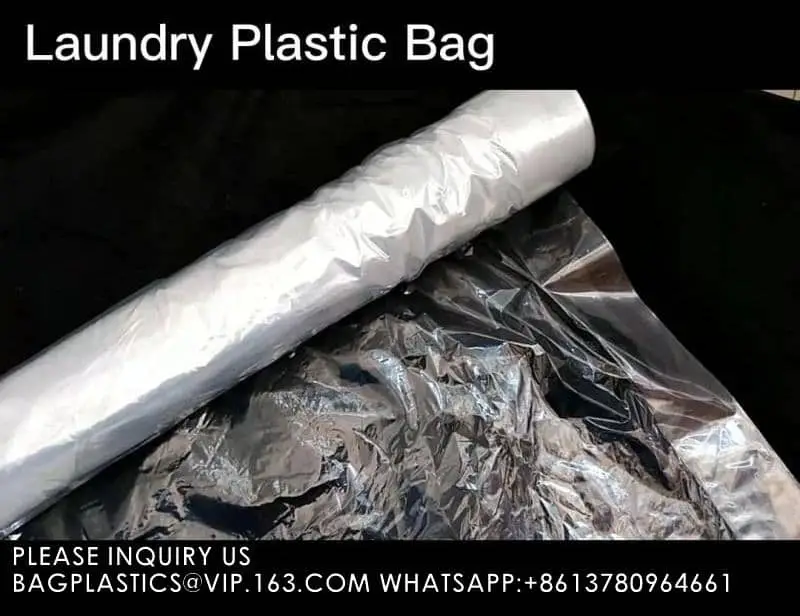 DRY CLEANING GARMENT BAG COVER, SANITARY LAUNDRY BAG, HOTEL, LAUNDRY STORE, CLEANING SUPPLIES,HANGER