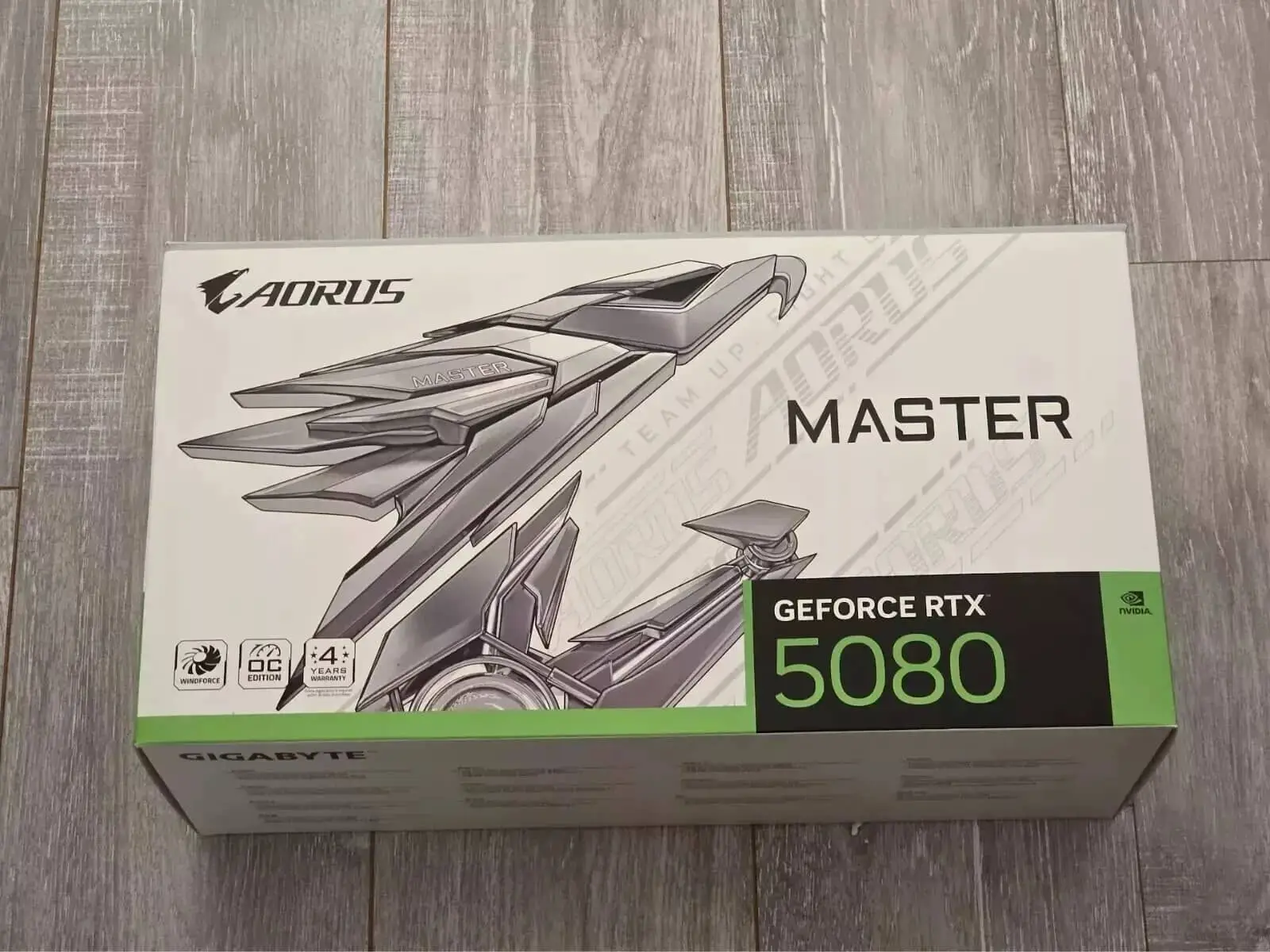 GIGABYTE AORUS ICE GeForce RTX 5080 Graphics Card GPU