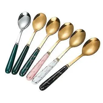 Spoon resin and steel