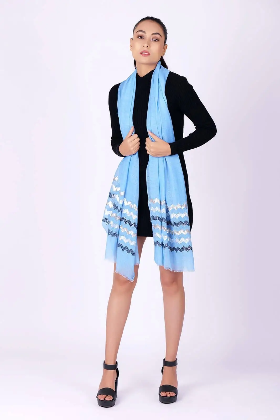 Cashmere sippy work palla stoles