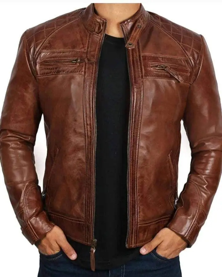Leather Men Jacket.