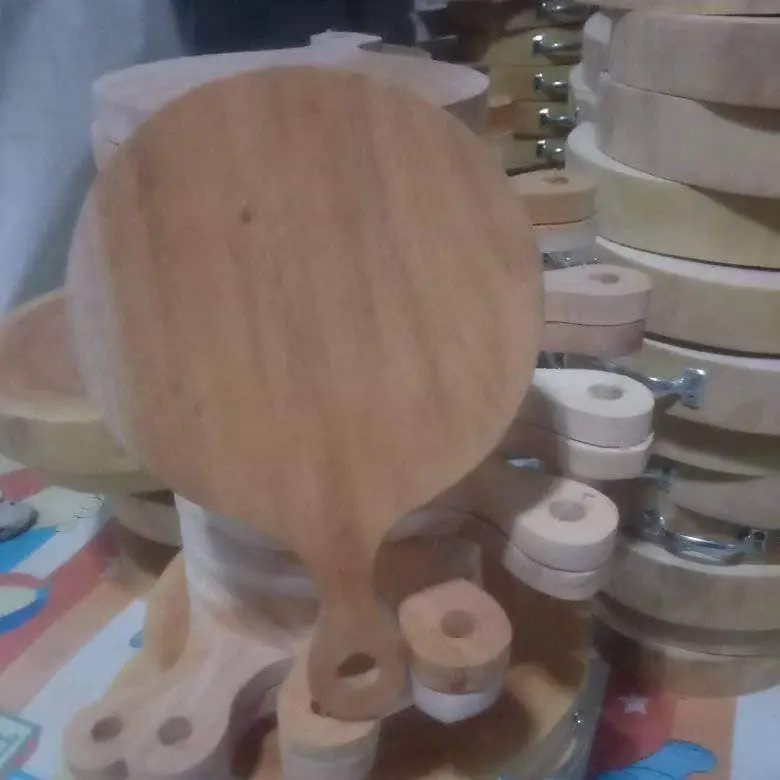 Handmade pizza sarving trays