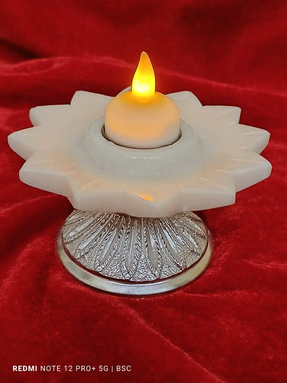 Marble Lotus design T- Light