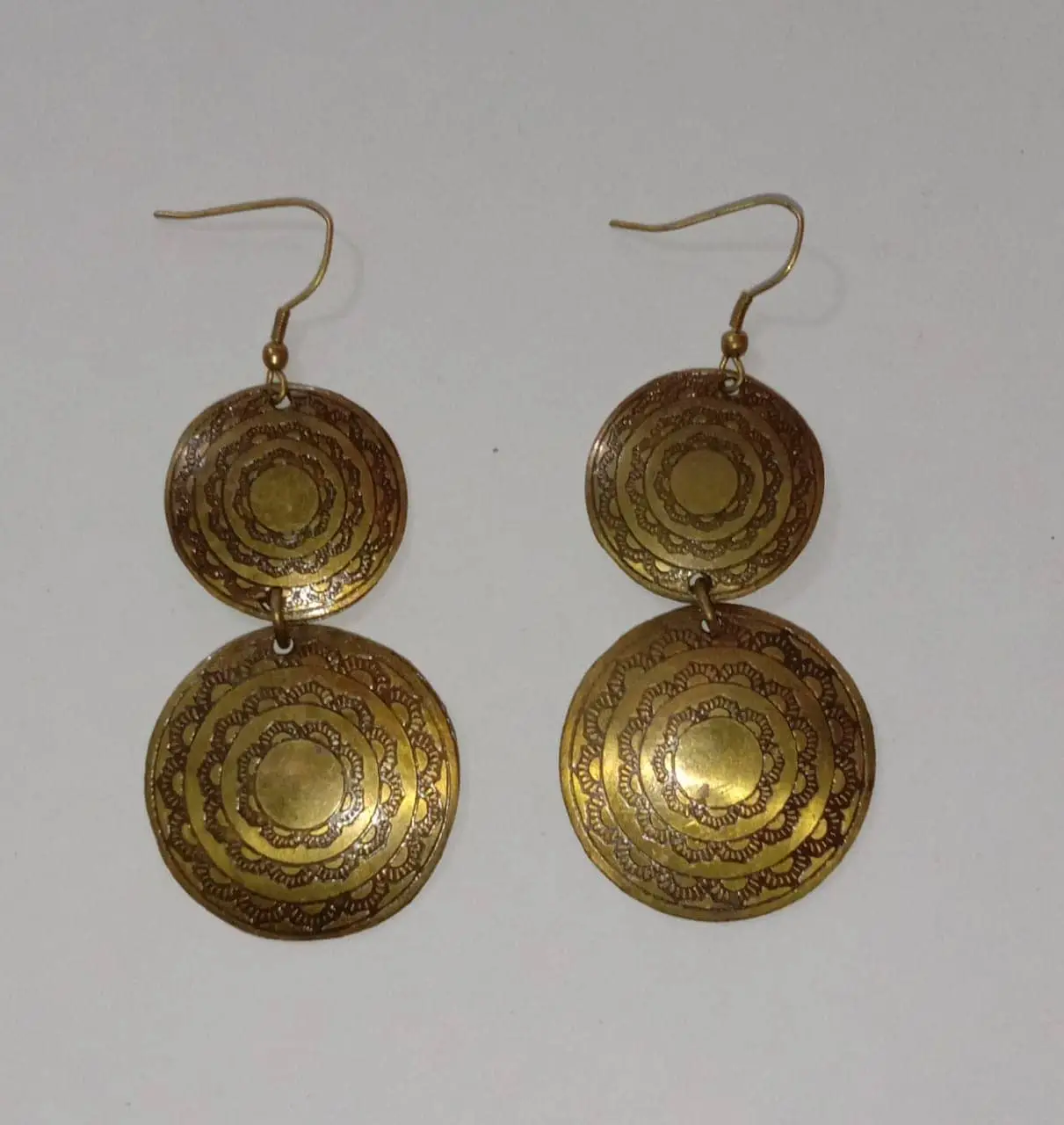 Jwellery metal earrings