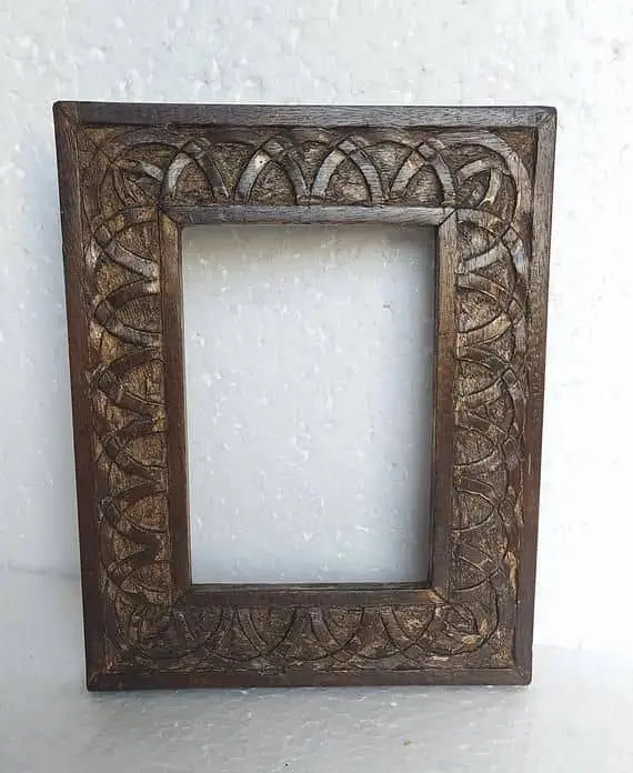 Handicrafts photo frame natural wooden