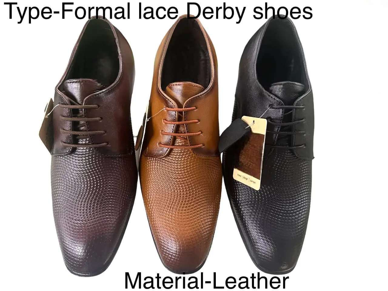 Formal Lace Derby Shoes