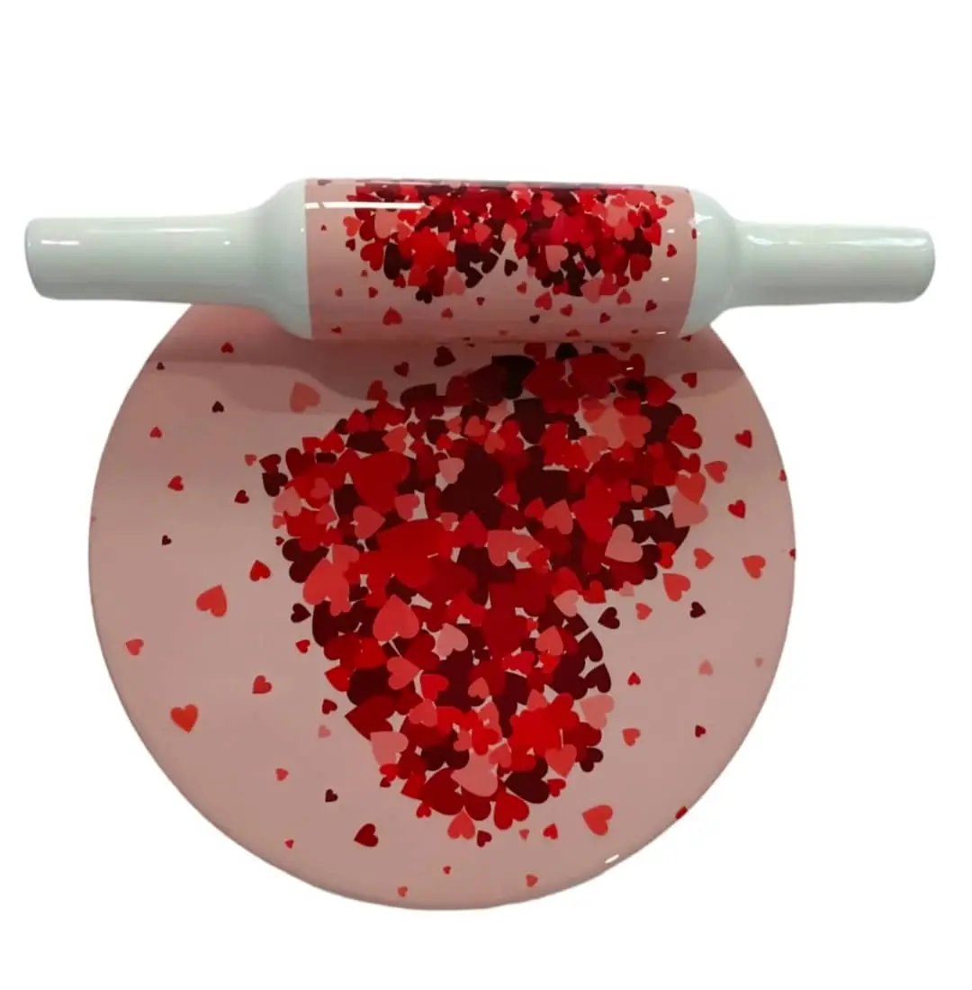 chapatti rolling pin and board