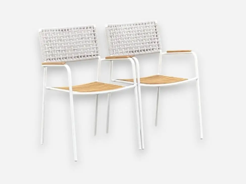 VERONE STACKING DINING CHAIR 55x57x84CM