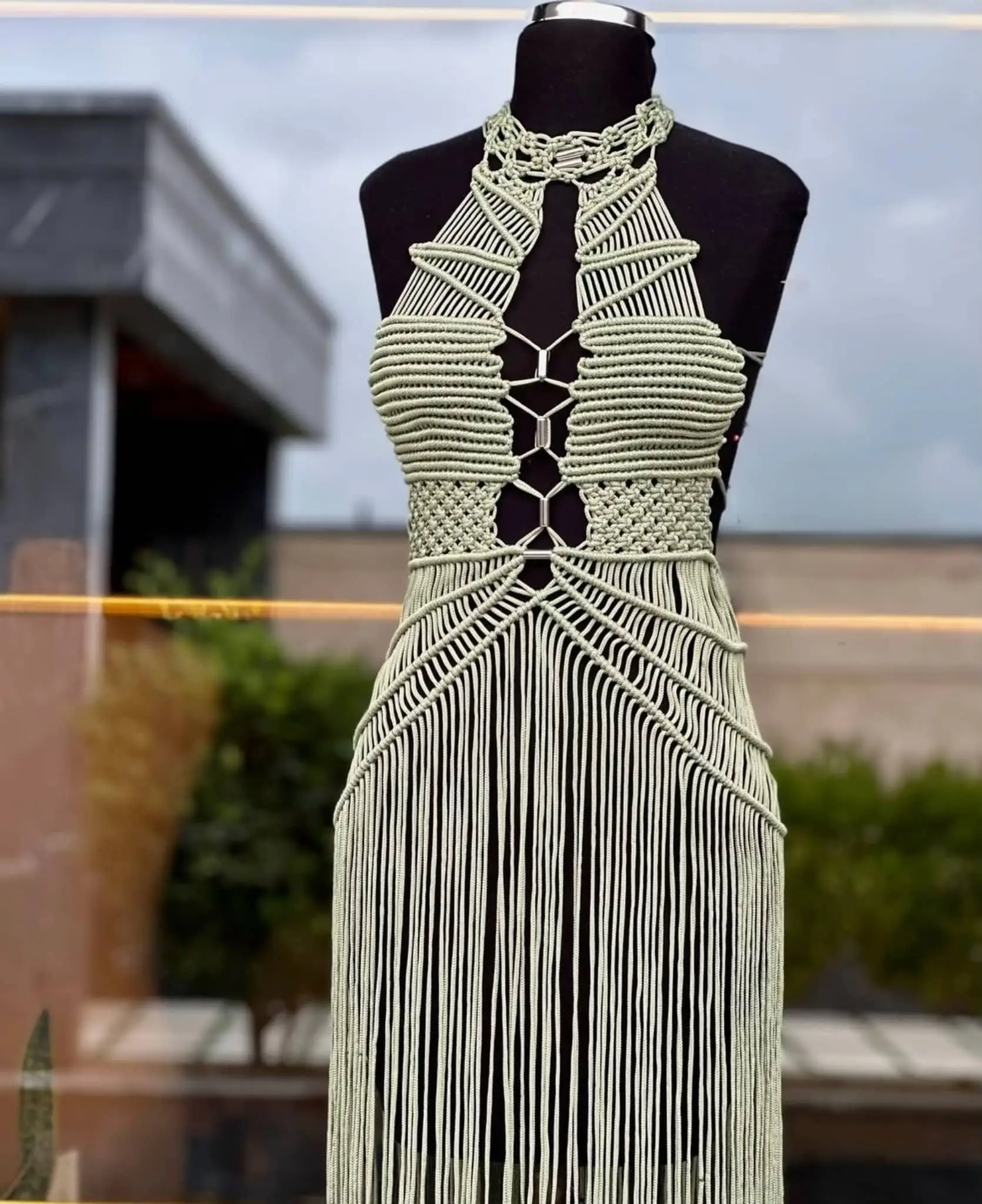 Macrame Dress - Larisa Collection