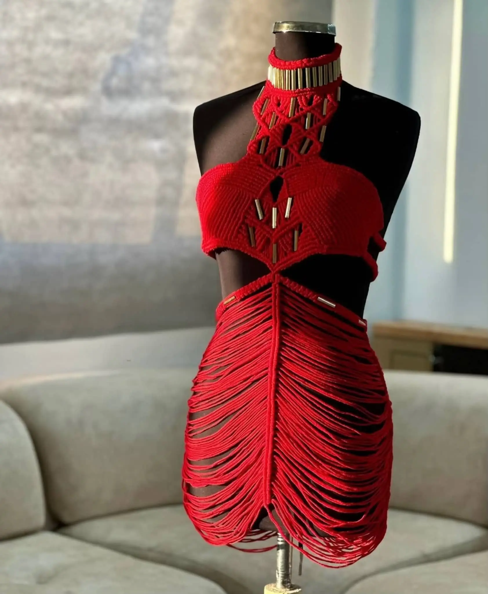 Macrame Dress - Sahara Collection