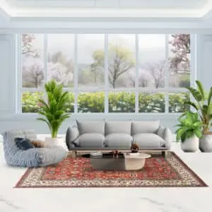 Handmade Modern Geometric Area Rug