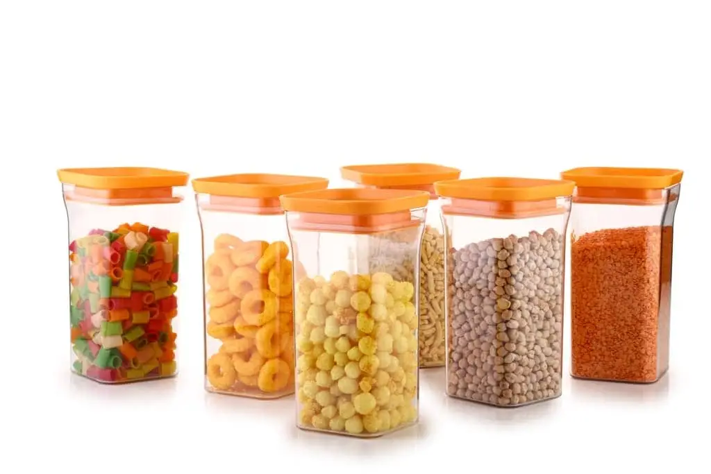 1100 ML KITKET Air Tight Kitchen Storage Container for Rice | Dal | Atta, BPA-free, Flour | Cereals | Snacks | Stackable | Modular