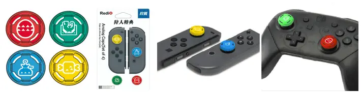 Analog Caps (Set of 4) for Switch Joycon  -Switch Joycon
