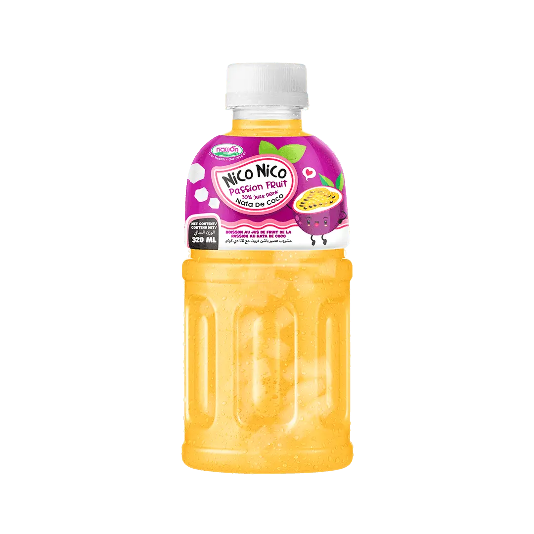 Nico Nico Drink 320ml Tropical Flavor with Nata de CoCo OEM/ODM Fresh Sweet Chewy Soft Drinks Wholesale Price