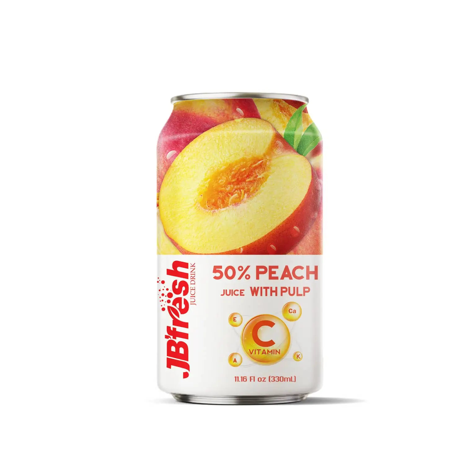 Wholesale Price 330ml Peach Juice Drink Premium Soft Drink OEM ODM HALAL Certificate Beverage Manufacturer