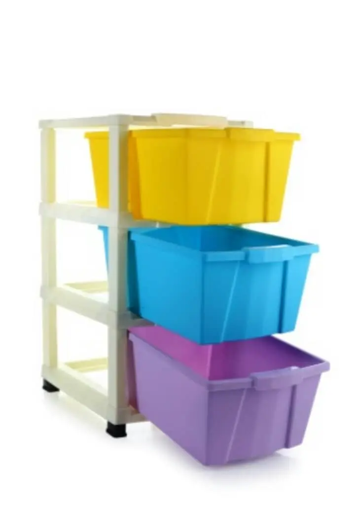 3XL Plastic Modular Drawer System for Home, Office, Hospital, Parlor, School, Doctors, Home and Kids