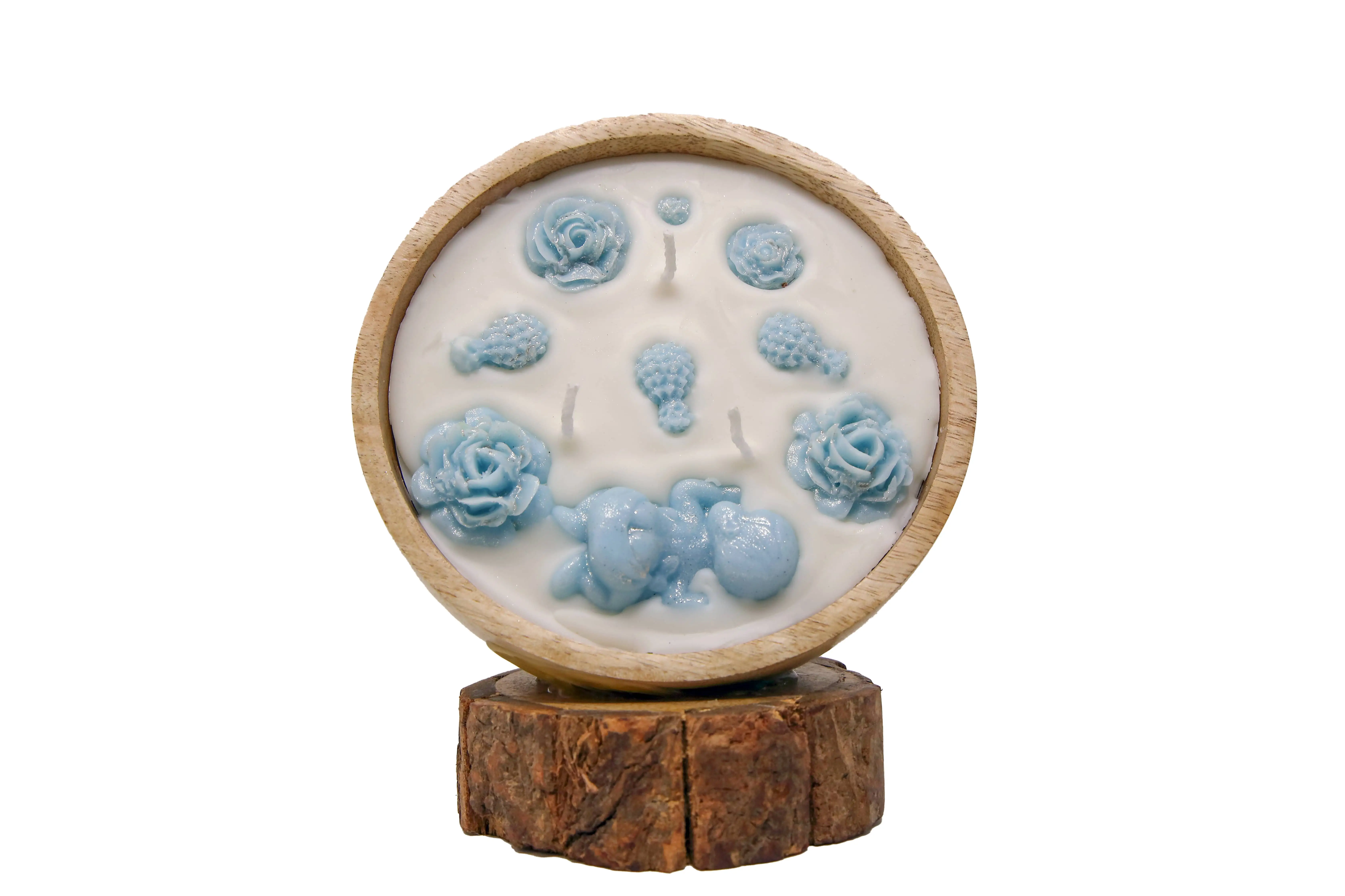 Beautiful baby aroma wax candle