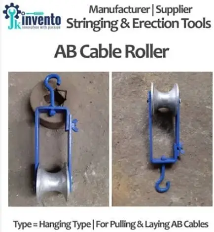 Blue Ab Cable Pulling Roller