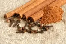 cinnamon, cloves