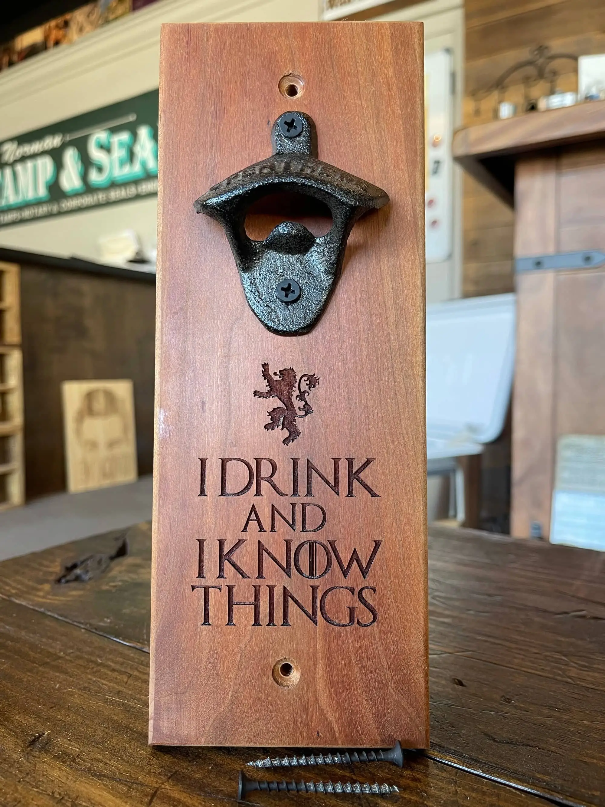 Bottle opener Wall hanging