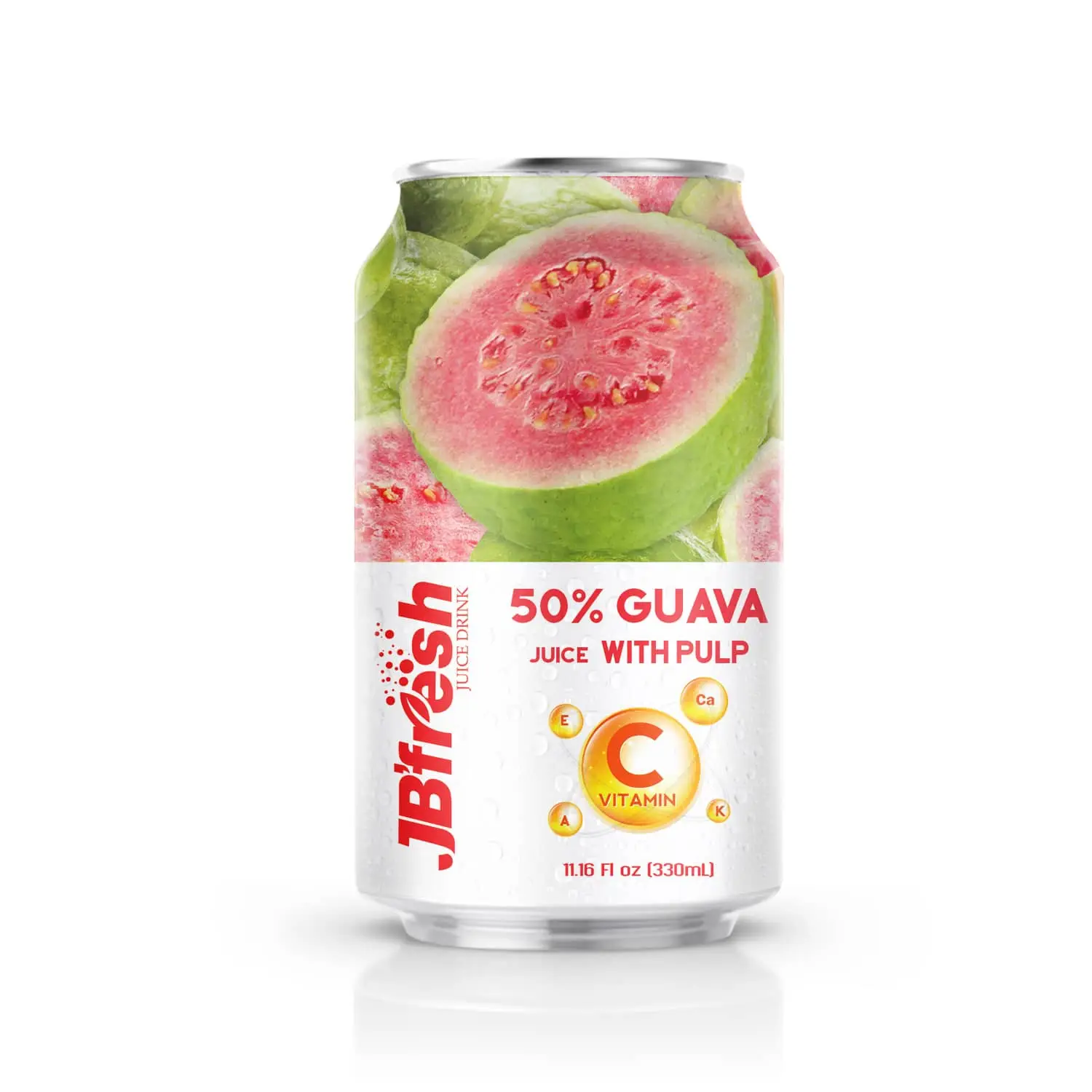 OEM/ODM Guava Juice Drink 330ml Private Label JB'Fresh Best Soft Drink