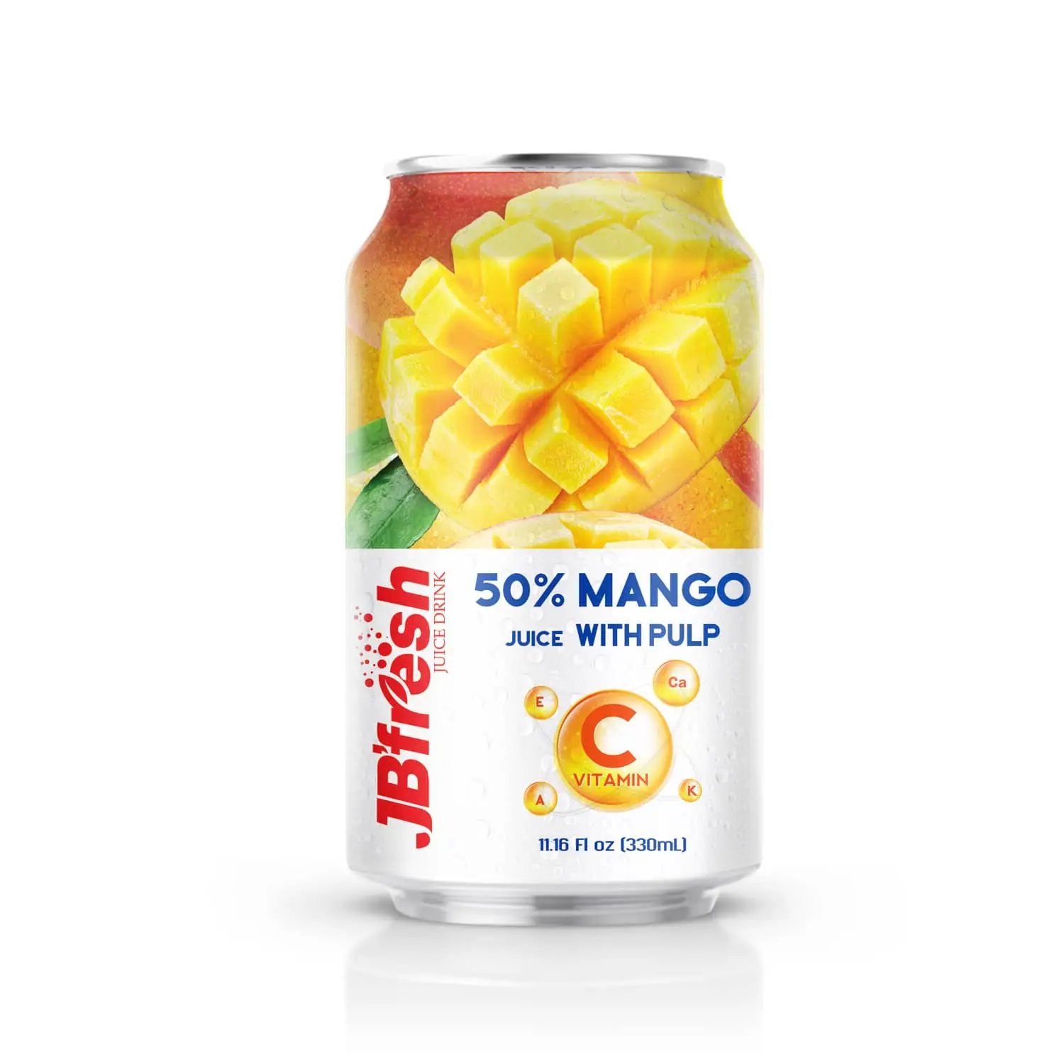 Wholesale Mango Juice Drink 330ml Private Label JB'Fresh Aluminum Can Best Soft Drink OEM ODM by Nawon Beverage Supplier