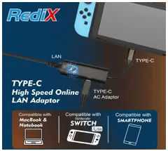 Type-C high Speed Online LAN Adaptor